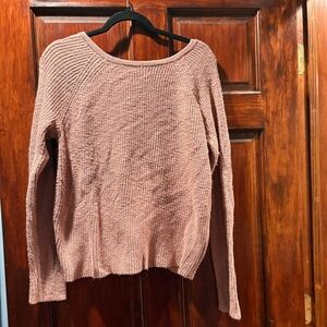 Aerie Women's Scoop Neck Sweater - Mauve